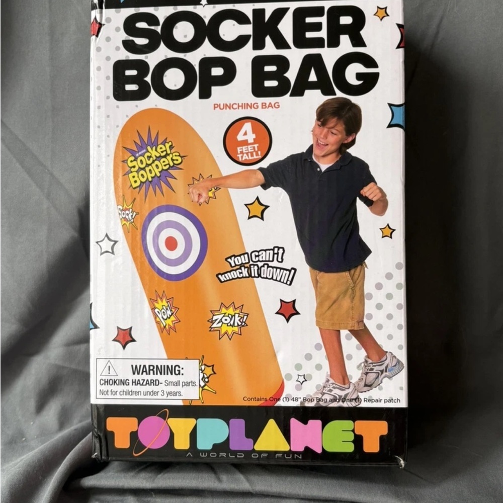 Orange Socker Bop Bag